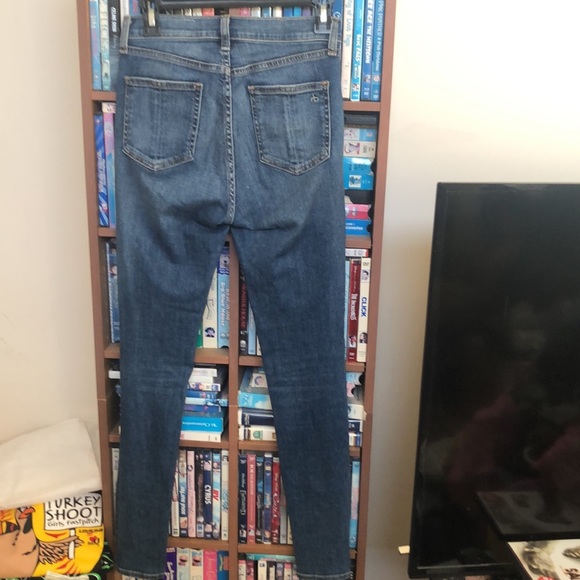 Rag & Bone Yuki Bond Bar Split Hem Skinny Jean Sz 26 - Picture 5 of 10